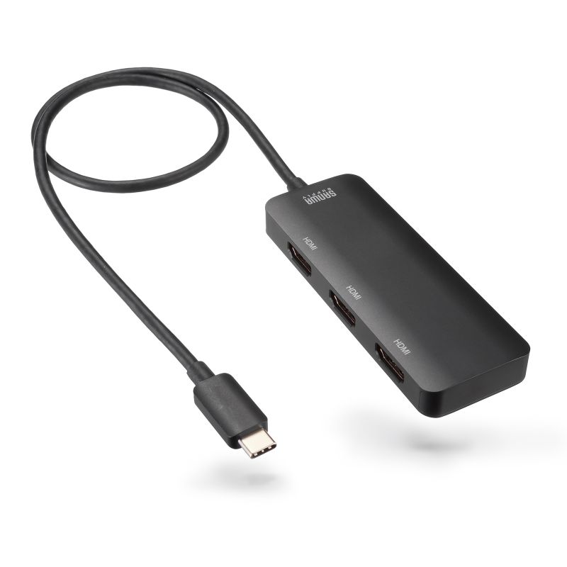 SANWA SUPPLY 変換アダプタ Type-C HDMI 3ポート 4K/60Hz対応