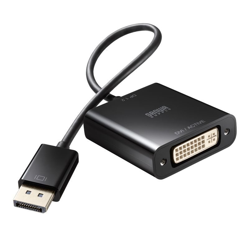 SANWA SUPPLY（サンワサプライ） DisplayPort-DVI 変換アダプタ 20cm