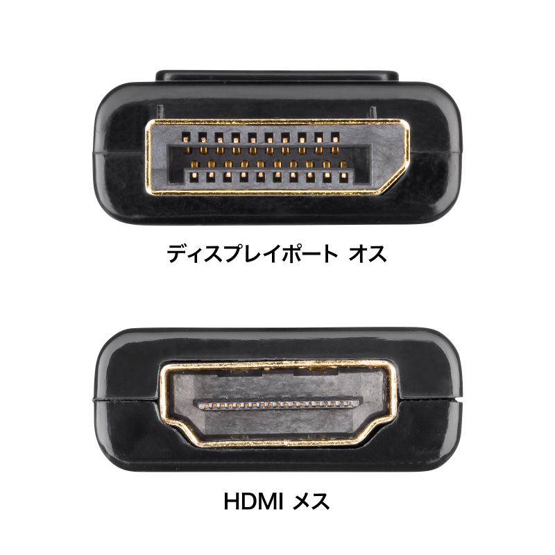 SANWA SUPPLY DisplayPort-HDMI 変換アダプタ 4K/60Hz対応 DP