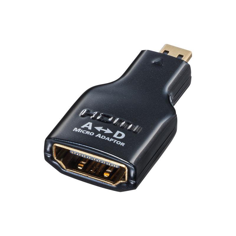 HDMI変換アダプタ　マイクロHDMI AD-HD09MCK｜sanwadirect｜02