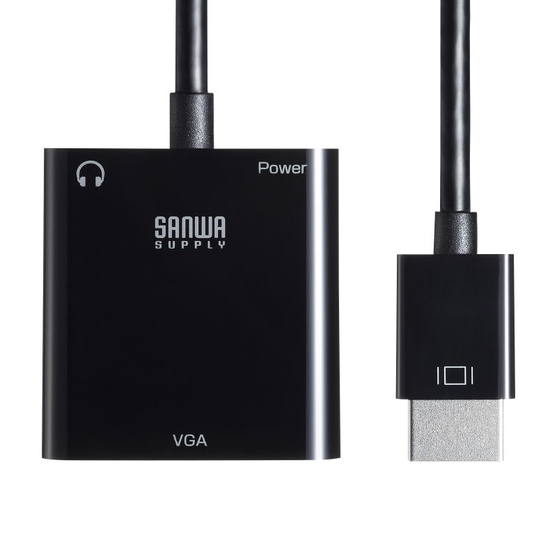 SANWA SUPPLY（サンワサプライ） HDMI-VGA変換アダプタ オーディオ出力