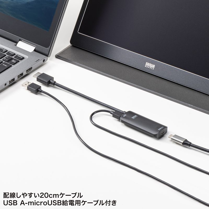 SANWA SUPPLY（サンワサプライ） HDMI-Type-C 変換アダプタ HDMI USB-C