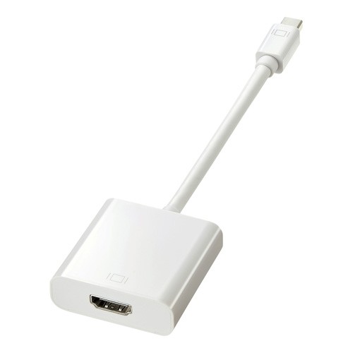 Mini DisplayPort-HDMI変換アダプタ（AD-MDPPHD01）