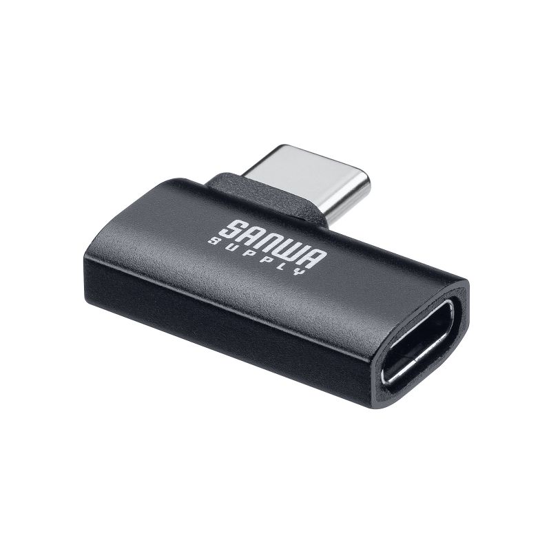 USB-C�ϊ��A�_�v�^ L���^ ���}�� USB 40Gbps �����]�� PD240W �}���[�d CtoC�R�l�N�^ �u���b�N AD-USB35CCFLY