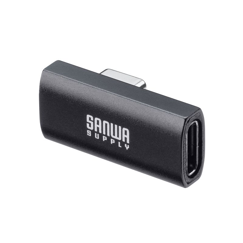 USB-C�ϊ��A�_�v�^ L���^ �c�}�� USB 40Gbps �����]�� PD240W �}���[�d CtoC�R�l�N�^ �u���b�N AD-USB36CCFLT