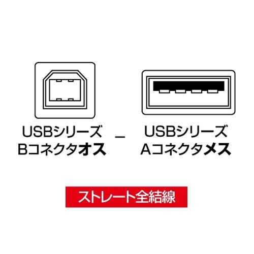 アダプター USBアダプタ USB Bコネクタオス−USB Aコネクタメス（AD-USB3）｜sanwadirect｜03