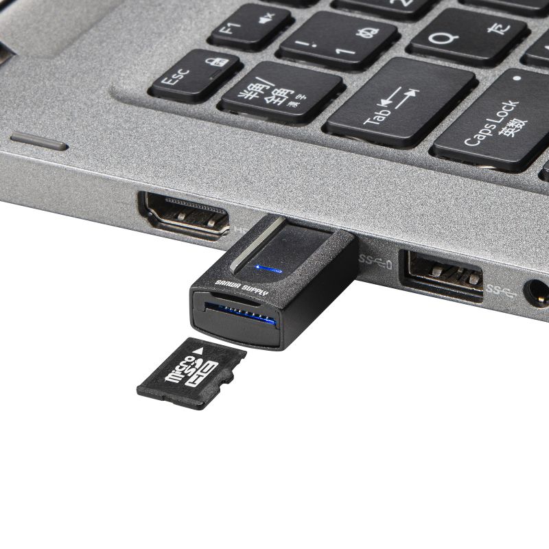 超小型microSDカードリーダー USB Aコネクタ（ADR-3MSD1）｜sanwadirect｜02