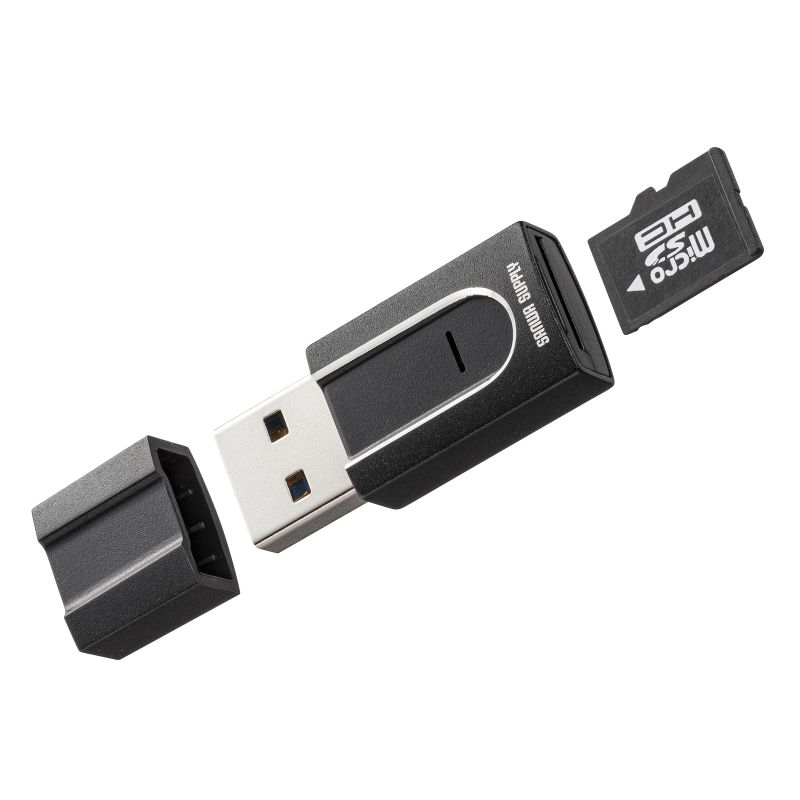 超小型microSDカードリーダー USB Aコネクタ（ADR-3MSD1） : adr-3msd1