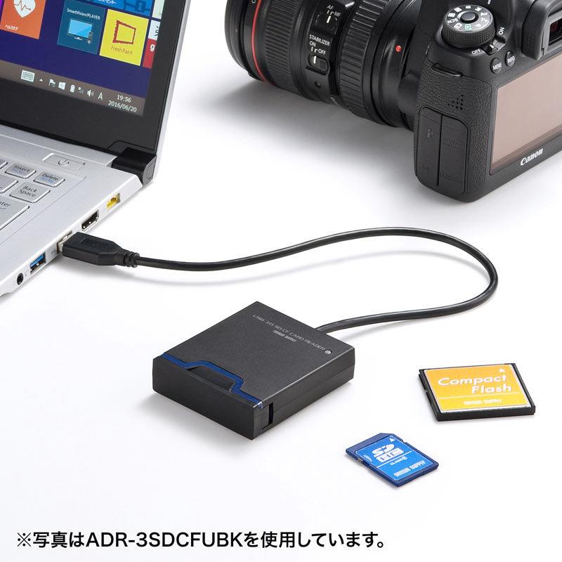 USB3.2 Gen1 SDカードリーダー（ADR-3SDUBKN）｜sanwadirect｜07