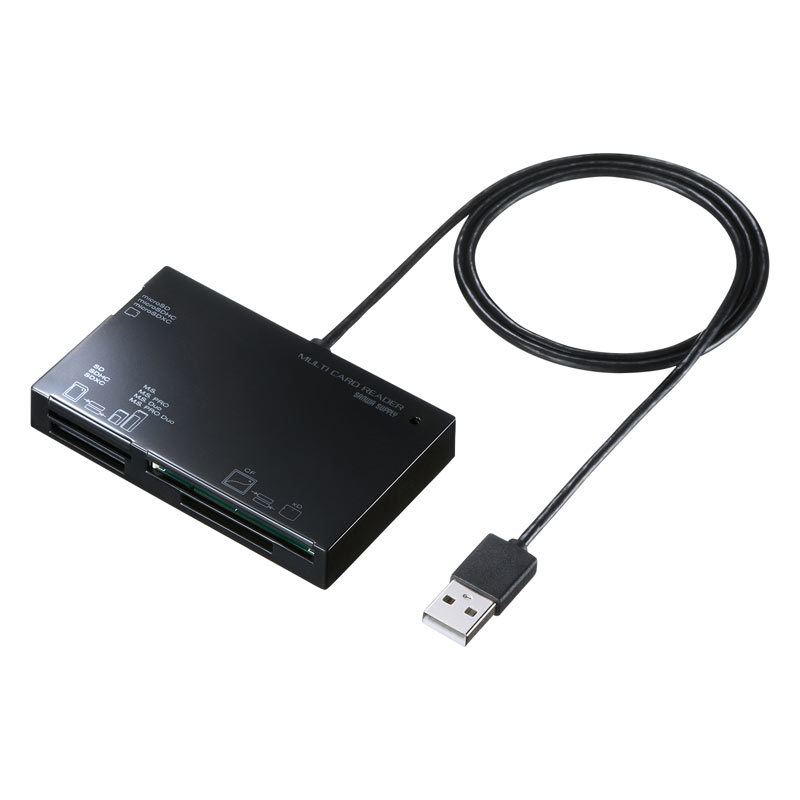 USB2.0 カードリーダー（ADR-ML19BKN）｜sanwadirect