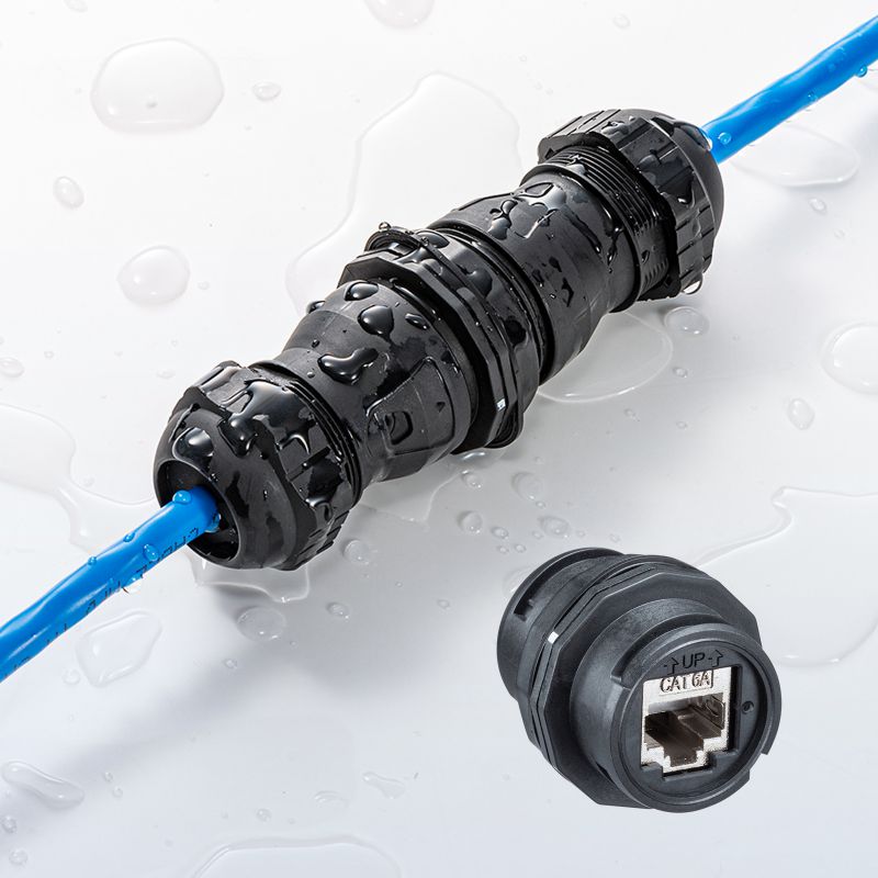 SANWA SUPPLY 屋外用LAN中継アダプタ CAT6A STP RJ-45中継