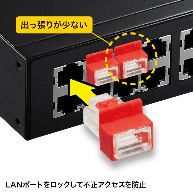 SANWA SUPPLY（サンワサプライ） LANポートロック RJ-45 セキュリティ