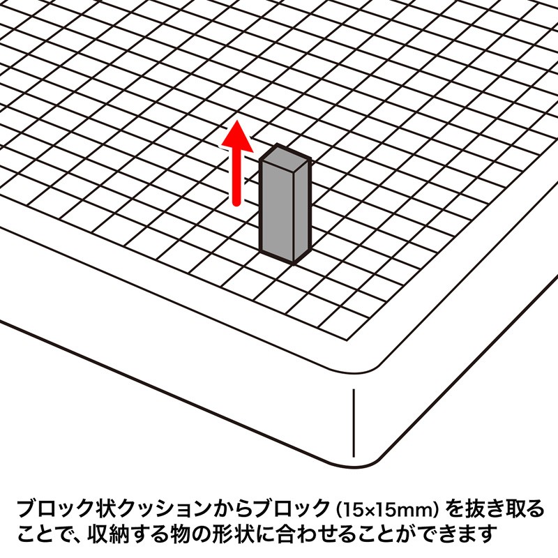 ハードツールケース用ウレタンクッション BAG-HD3用（BAG-HD3-SP