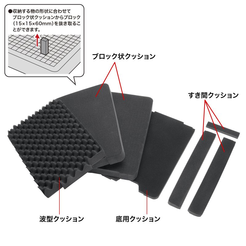 SANWA SUPPLY（サンワサプライ） ハードツールケース ハードケース