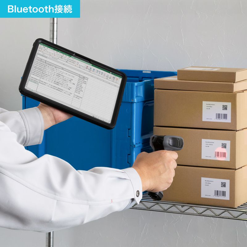 SANWA SUPPLY（サンワサプライ） バーコードリーダー 無線 Bluetooth