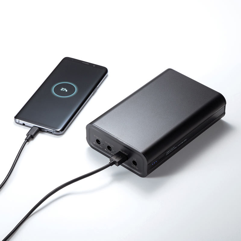 サンワサプライ ノートパソコン用モバイルバッテリー 20,000mAh サンワサプライ ノートパソコン用モバイルバッテリー 20,000mAh
