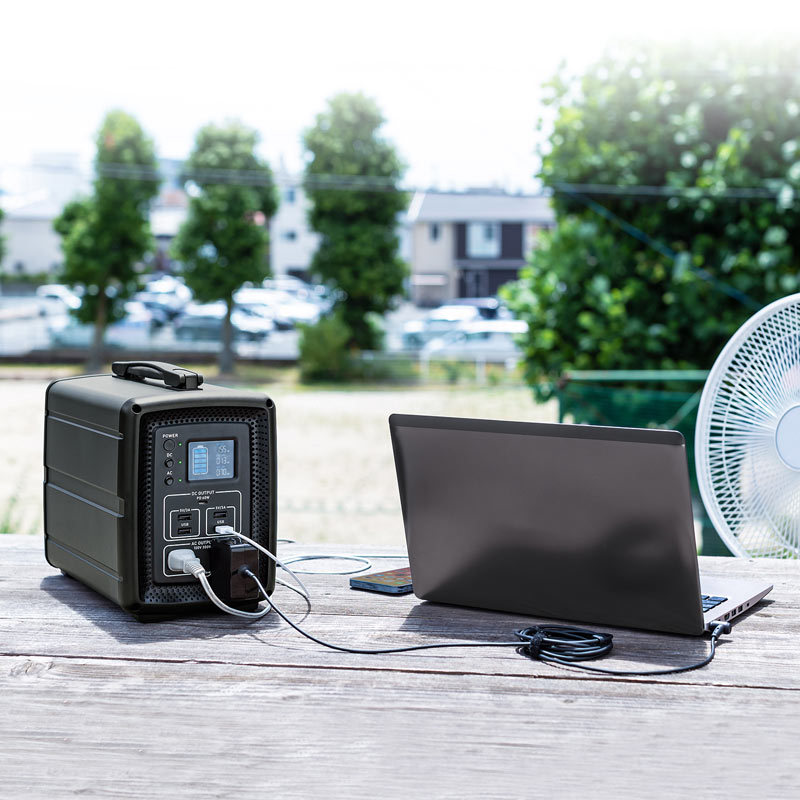 ポータブル電源 500Wh ポタ電 :BTL-RDC23:サンワダイレクト - 通販