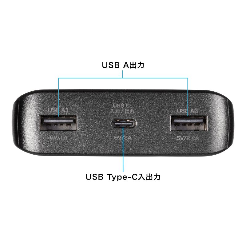 SANWA SUPPLY（サンワサプライ） モバイルバッテリー スマホバッテリー