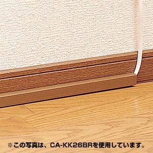 ケーブルモール 配線カバー 角型 大 幅：26mm 6本収納可能（1m） ホワイト（CA-KK26） : ca-kk26 : サンワダイレクト -  通販 - Yahoo!ショッピング