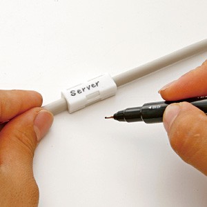 SANWA SUPPLY（サンワサプライ） 結束バンド ケーブルタイ 識別ラベル