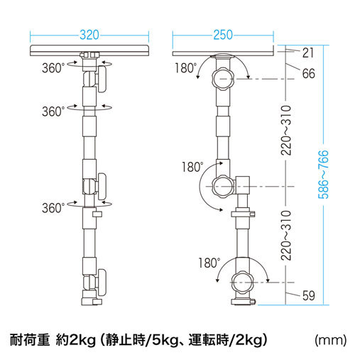 SANWA SUPPLY（サンワサプライ） 車載用ノートパソコン台（CAR-SPHLD1