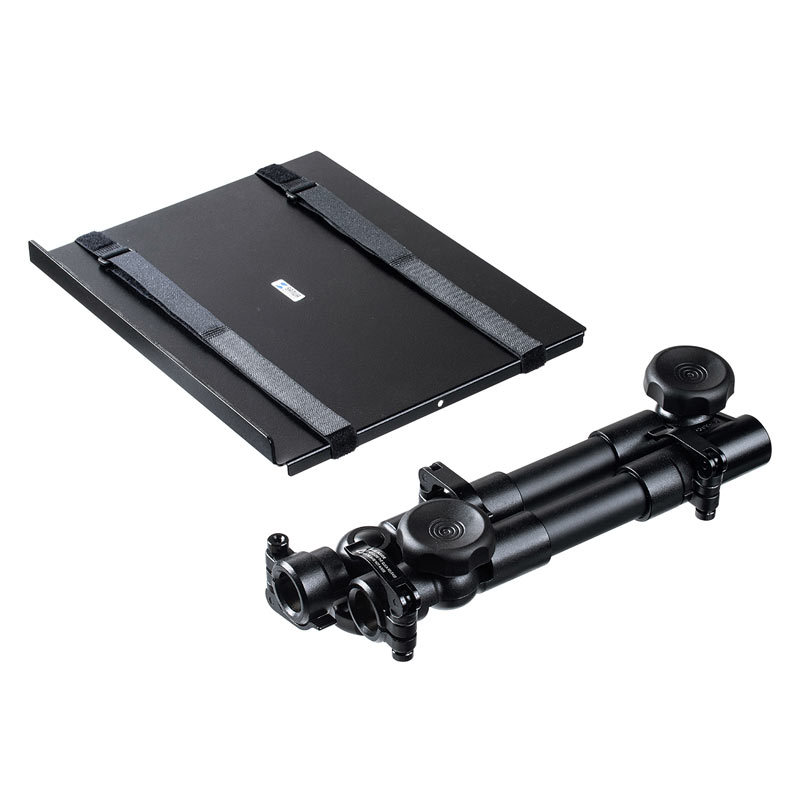 最終値下げSANWA SUPPLY 車載用ノートパソコン台 CAR-SPHLD1 車載ノートパソコン台 シートレール固定型