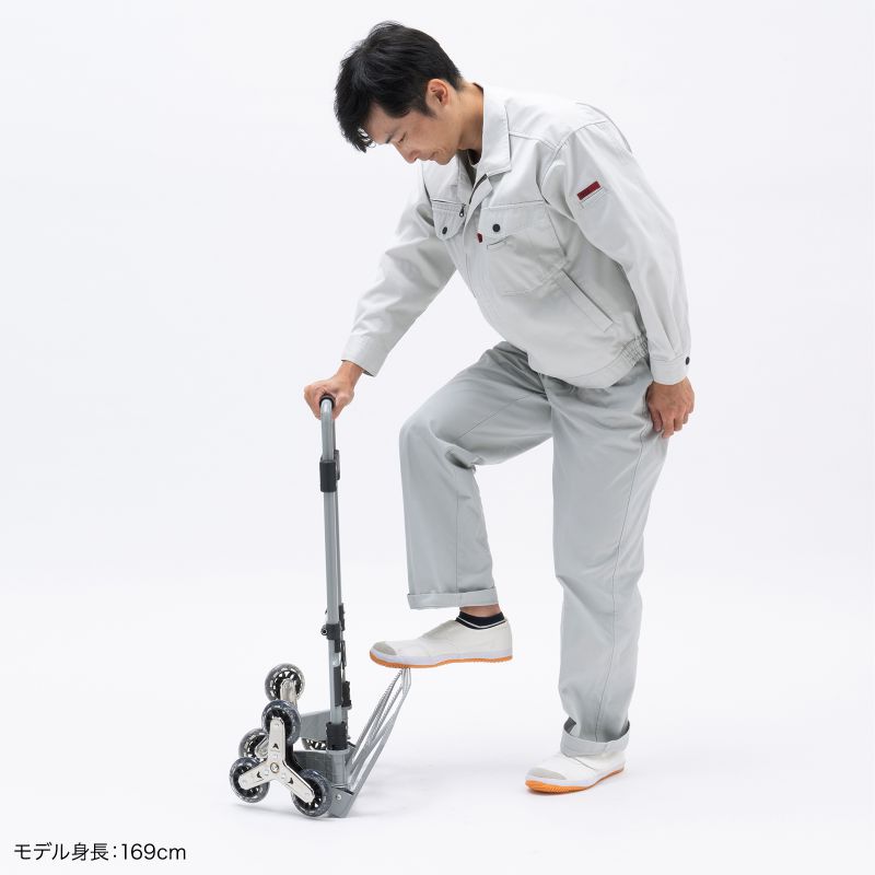 SANWA SUPPLY（サンワサプライ） キャリー 折りたたみ 3輪階段用台車