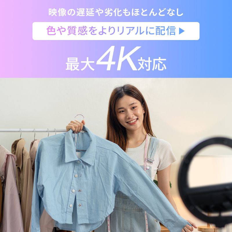 WEBカメラ無線化キット ペリフェラル カメラ ワイヤレス化 5GHz オンライン 2WAY USB A TypeC コネクタ コンパクトサイズ CMS-EXW01 | SANWA SUPPLY | 07