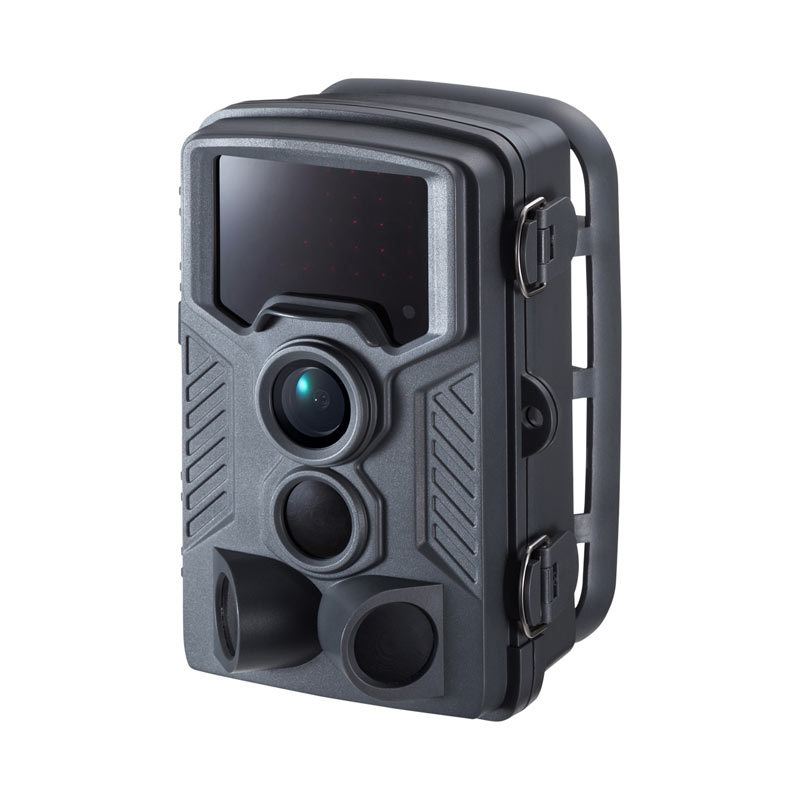トレイルカメラ 防犯 ワイヤレス 赤外線センサー内蔵 800万画素 IP54防水防塵