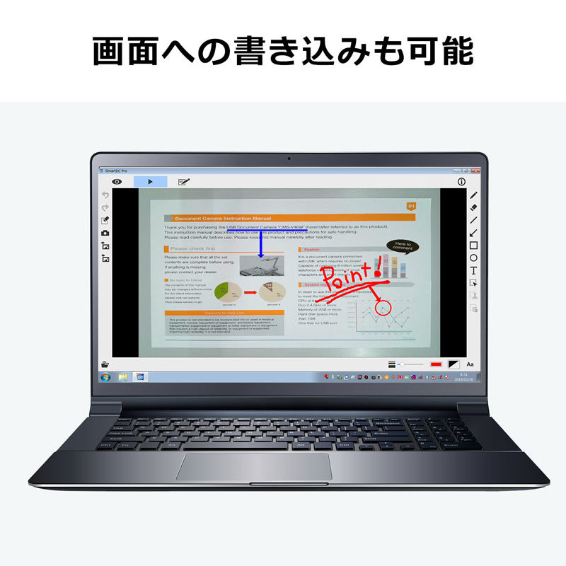 サンワサプライ USB書画カメラ 800万画素 Amazon | サンワサプライ USB書画カメラ 800万画素 CMOS オート