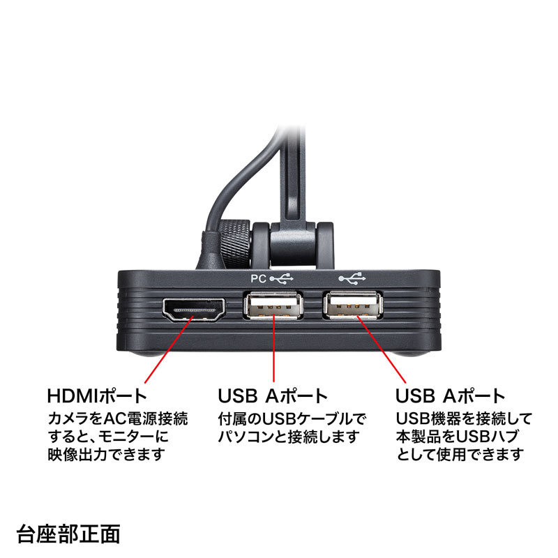 SANWA SUPPLY（サンワサプライ） USB書画カメラ HDMI出力機能付き（CMS