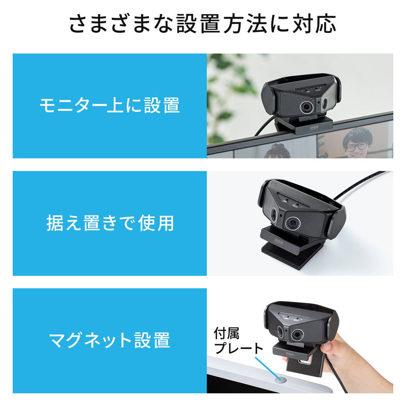 会議用カメラ : cms-v60bk : サンワダイレクト - 通販 - Yahoo