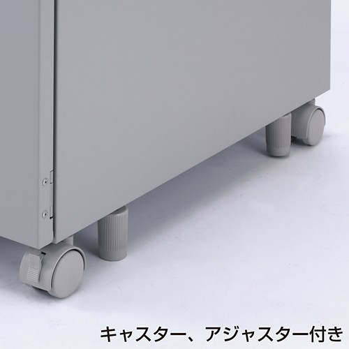 サーバーラック 19インチ 13U 小型 ラックマウント HUB ルーター HDD NAS ネットワーク機器 収納 鍵付き 奥行60cm サンワサプライ直営店 （CP-102）の画像
