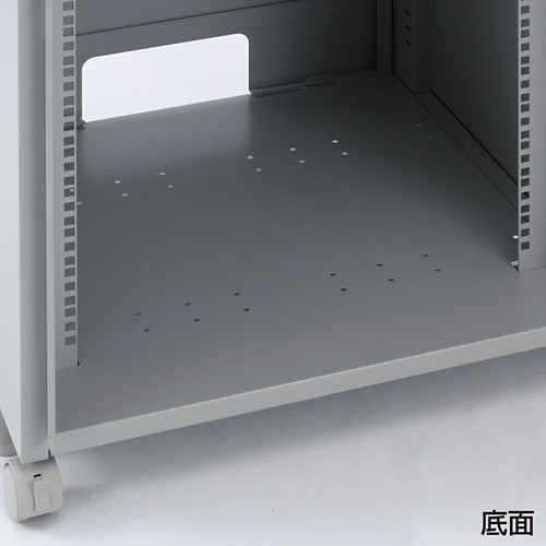 サーバーラック 19インチ 13U 小型 ラックマウント HUB ルーター HDD NAS ネットワーク機器 収納 鍵付き 奥行60cm サンワサプライ直営店 （CP-102）の画像
