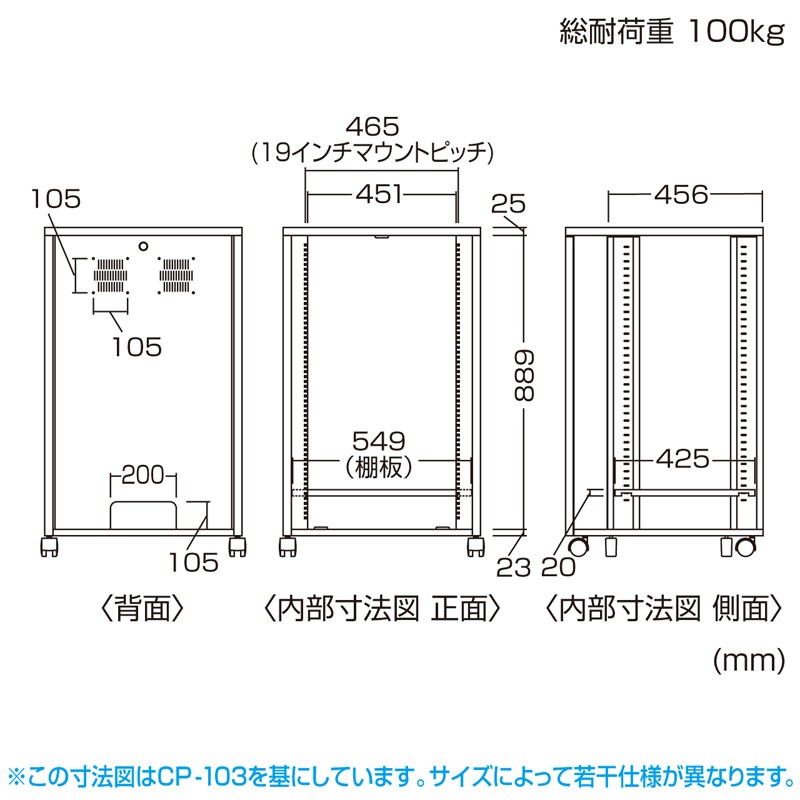 サーバーラック 19インチ 19U 中型 ラックマウント HUB ルーター HDD