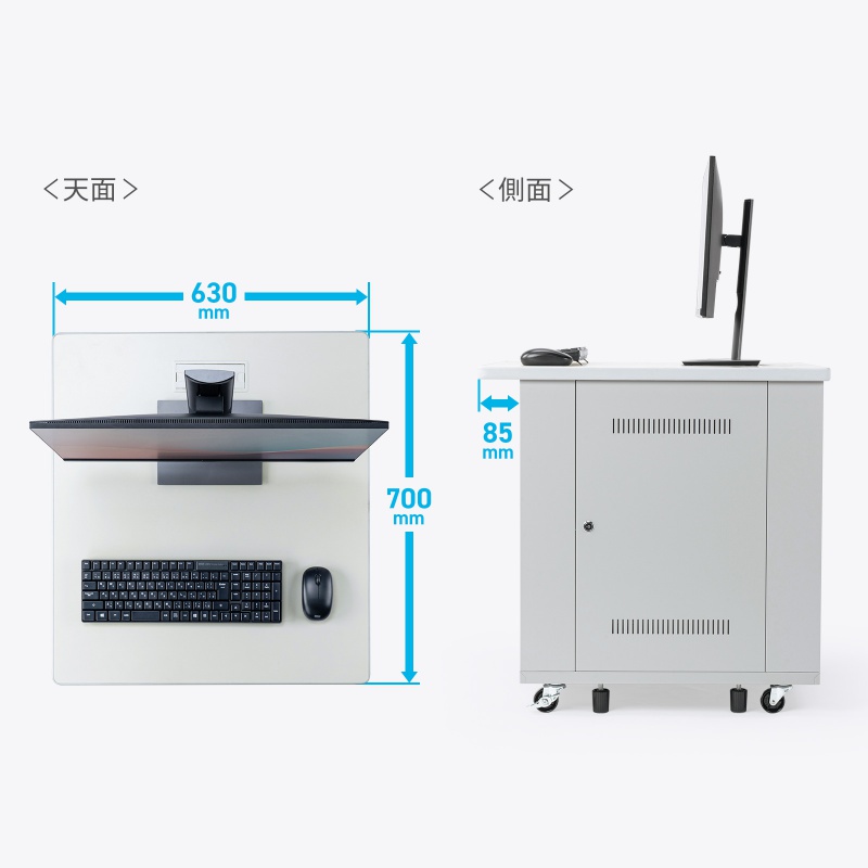SANWA SUPPLY（サンワサプライ） サーバーラック 19インチマウント付き