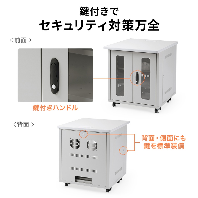 SANWA SUPPLY（サンワサプライ） サーバーラック 19インチマウント付き