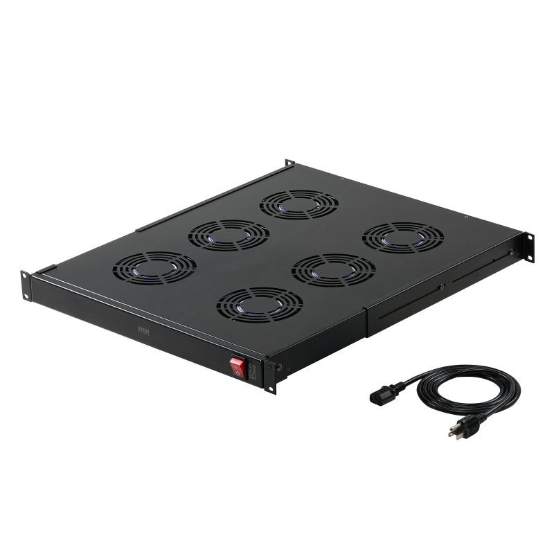 ラックマウント冷却ファンユニット ファン6台 19インチサーバーラック用 CP-SVFANUN6