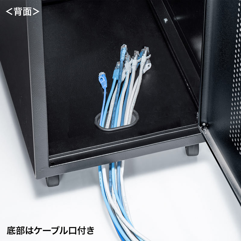 SANWA SUPPLY(サンワサプライ) キャスター付きハブボックス 4U SANWA SUPPLY(サンワサプライ) キャスター付きハブボックス 4U