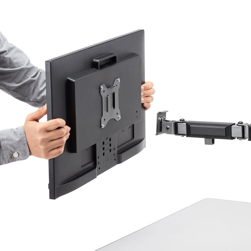 SANWA SUPPLY（サンワサプライ） モニターアーム 2画面 デュアル 32