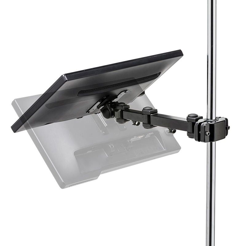 SANWA SUPPLY（サンワサプライ） モニターアーム 34インチ対応 ポール