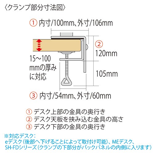 SANWA SUPPLY（サンワサプライ） モニターアーム 27インチ対応