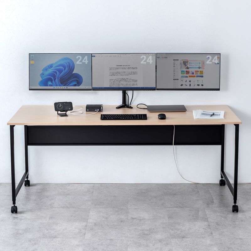 SANWA SUPPLY（サンワサプライ） モニターアーム 3画面 トリプル 27