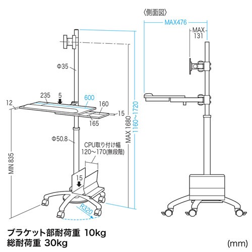 SANWA SUPPLY 液晶モニタスタンド 17 20 22 23 24 型 インチ