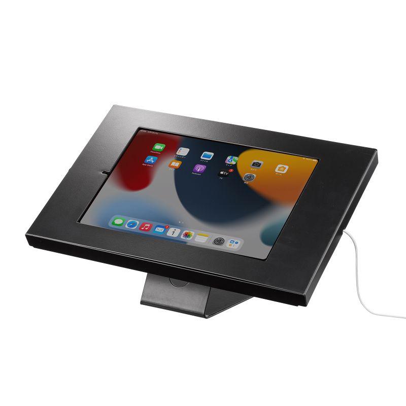 iPad用スチール製スタンド付きケース ブラック（CR-LASTIP34BK）｜sanwadirect