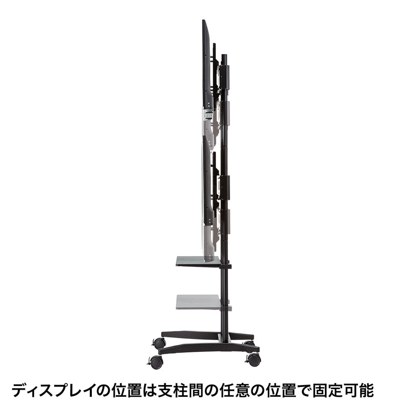 テレビスタンド テレビ台 キャスター付き 黒 32~65インチ対応 テレビ台 特価 テレビスタンド 32〜 65インチ対応 キャスター