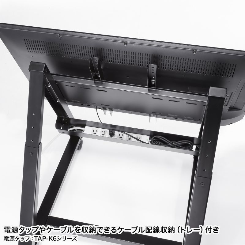 テレビスタンド 【※スタンドのみ】 デジタルサイネージ ロータイプ テレビスタンド デジタルサイネージ(ロータイプ・縦設置・移動式