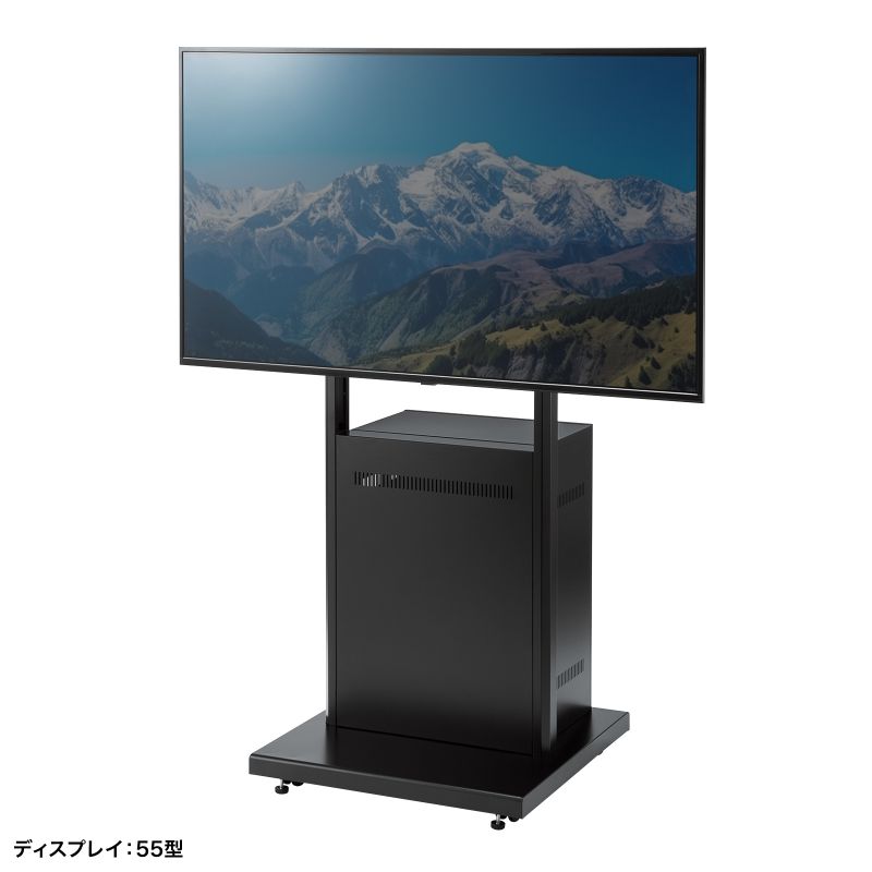 サンワサプライ簡易ディスプレイスタンド サンワサプライ 50～86インチ対応ディスプレイスタンド 高耐荷重