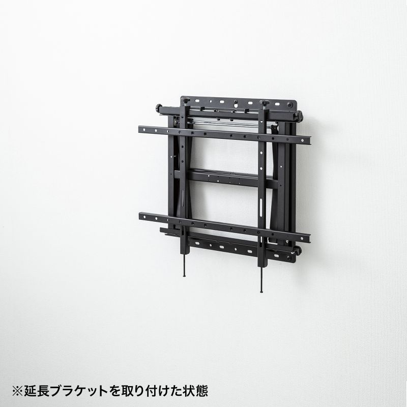 プッシュ式壁掛け金具 32から65型対応（CR-PLKG16BK） | SANWA SUPPLY | 11