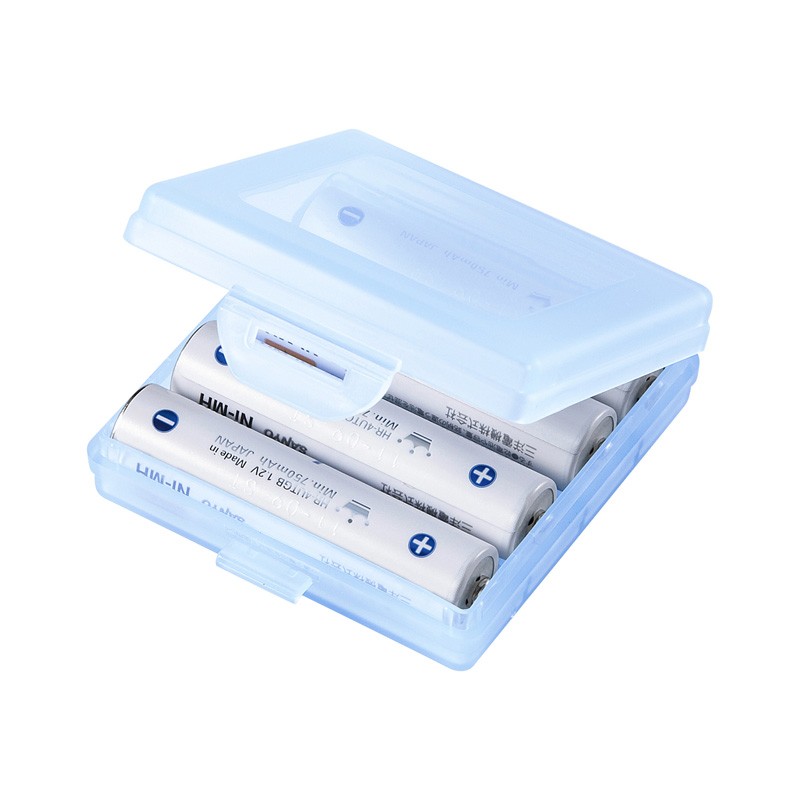 電池ケース 単4形用2個セット ブルー（DG-BT4BLN） | SANWA SUPPLY | 01
